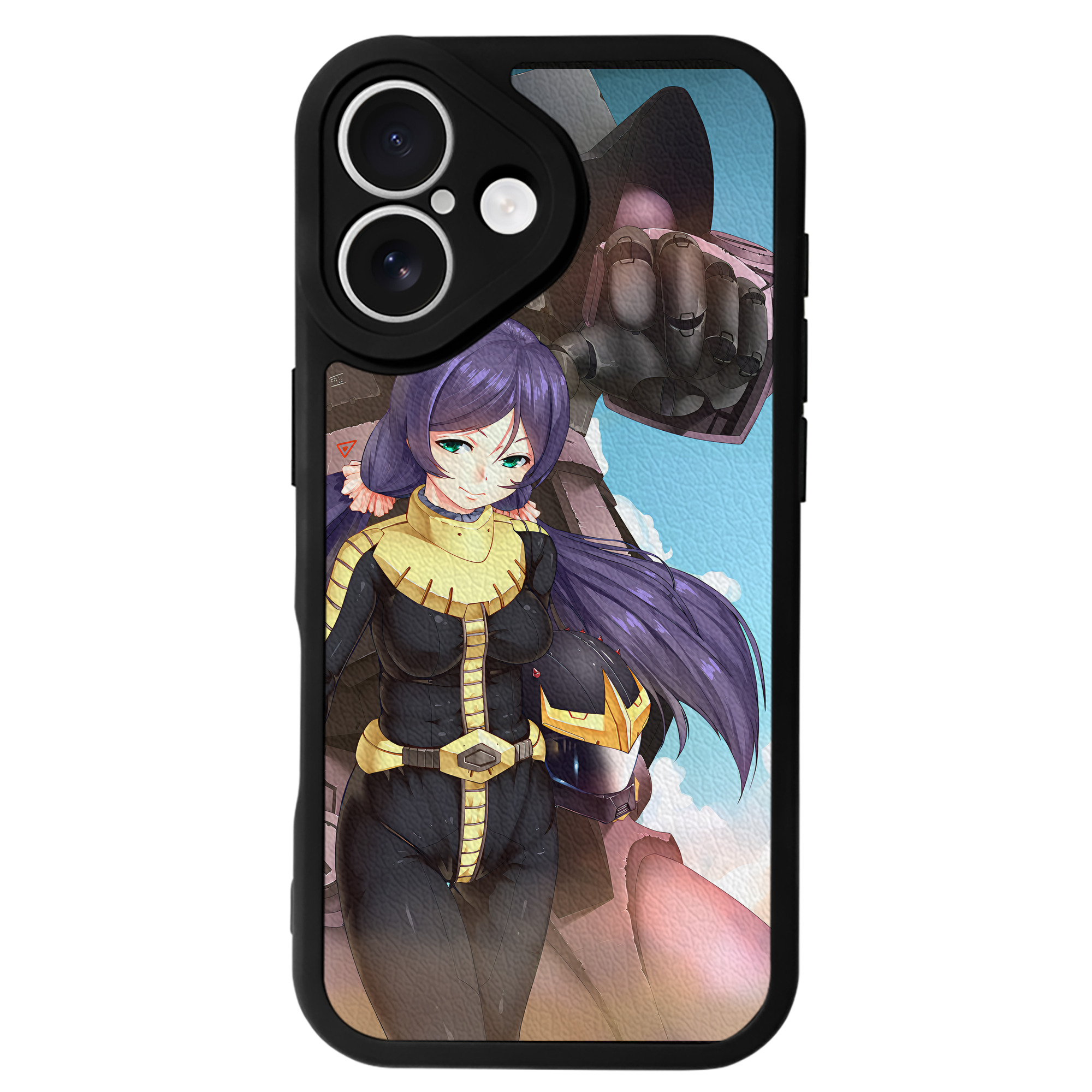 （画像用） 機動戦士ガンダム Mobile Suit Gundam 【iPhone 16シリーズ対応】シリコンスマホケース（レザー調） 材質：シリコン